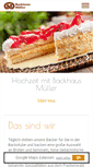 Mobile Screenshot of muellersbackhaus.de
